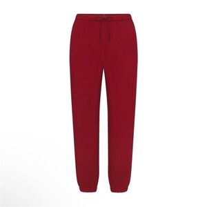 SKIMS COTTON FLEECE CLASSIC JOGGER 
COLOR: BRICK